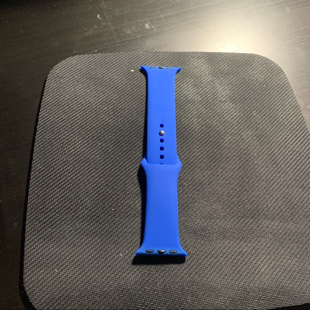 Apple Watch 42mm Royal Blue Silicone Sports Band